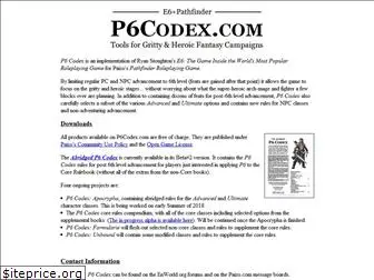 p6codex.com