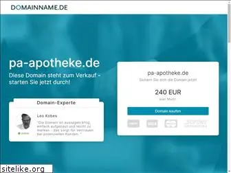 www.pa-apotheke.de website price