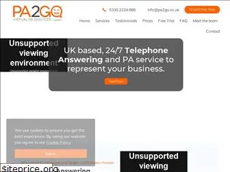 pa2go.co.uk