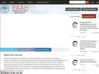 paahjournal.com