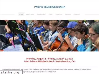 pacificbluemusiccamp.com