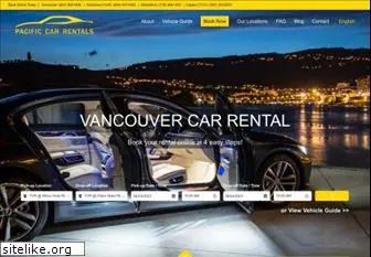 pacificcarrentals.com