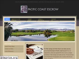 pacificcoastescrow.com