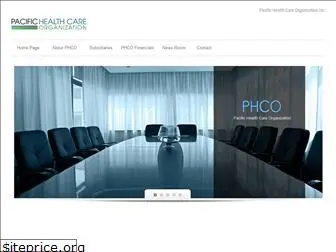 pacifichealthcareorganization.com