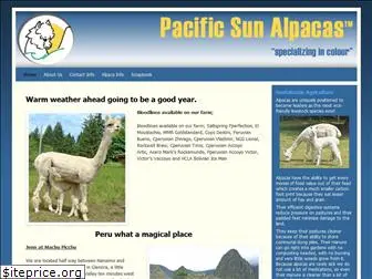 pacificsunalpacas.com