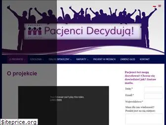 pacjencidecyduja.pl