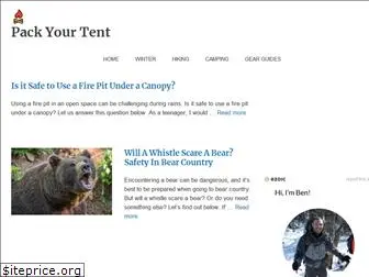 packyourtent.com