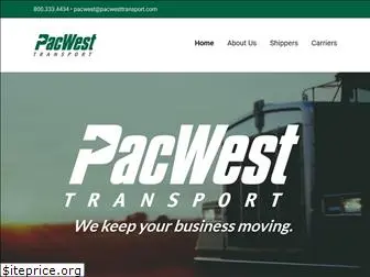 pacwesttransport.com
