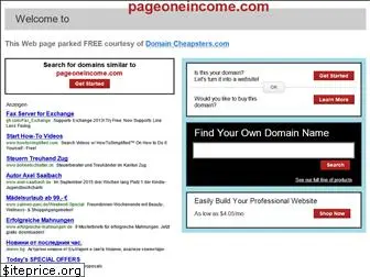 pageoneincome.com