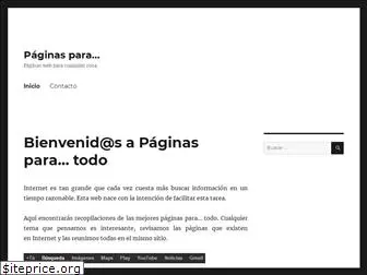 paginaspara.es