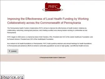 pahealthfunders.org