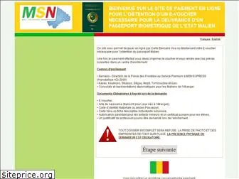 paiementpasseport-mali.com