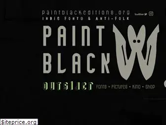 paintblackeditions.org