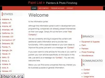 paintlist.us