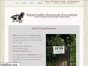 pajarovalleyhistory.org