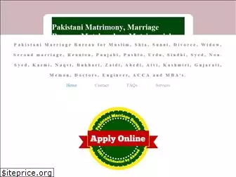 pakistanimarriagebureau.com