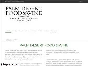 palmdesertfoodandwine.com