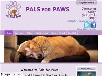 palsforpawspetsitters.com