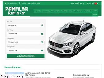 pamfilyarentacar.com