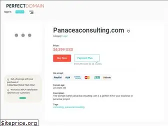 panaceaconsulting.com
