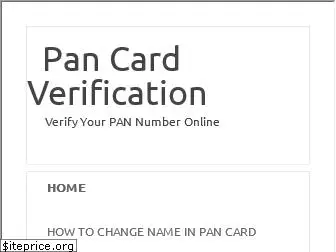 pancardverification.net