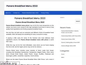 panera-breakfast-menu.info