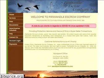 panhandleescrow.com