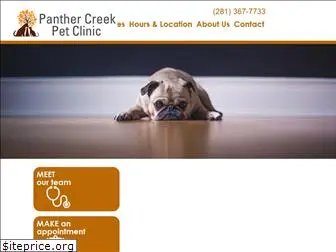 panthercreekpetclinic.com