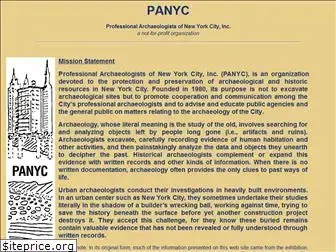 panycarchaeology.org