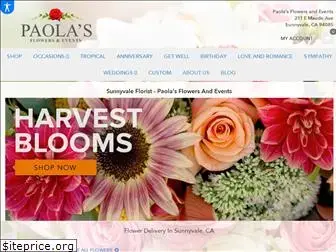 paolasflowersandevents.com