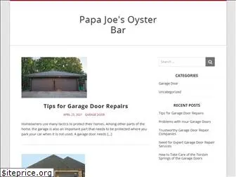 papajoesoysterbar.com