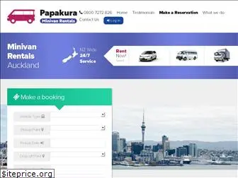 papakuraminivanrentals.com