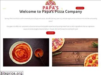 papaspizzacompany.com