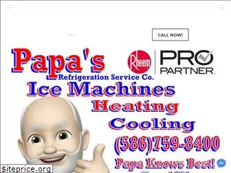 papasrefrigeration.com