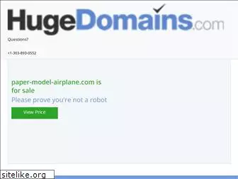 paper-model-airplane.com