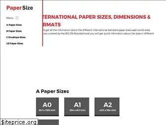 paper-size.com