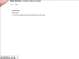 paperairplanes.org