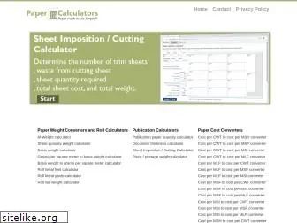 papercalculators.com