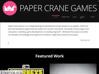 papercranegames.com