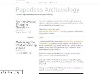 paperlessarchaeology.com