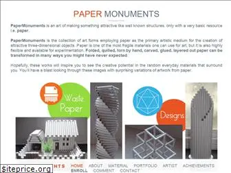 papermonuments.com