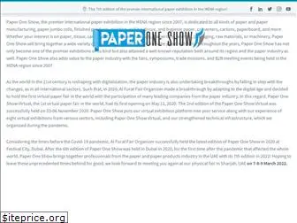 paperoneshow.net