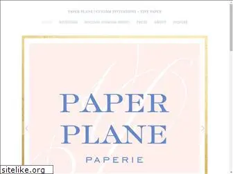 paperplanepaperie.com