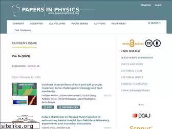 papersinphysics.org