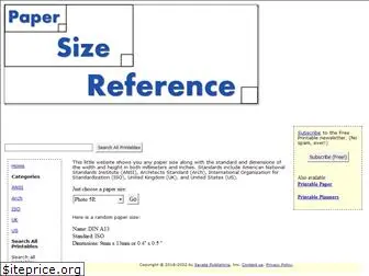 papersizereference.com