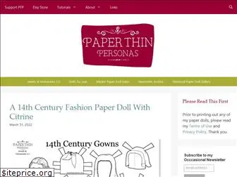 paperthinpersonas.com