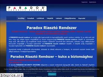 paradox-riaszto.hu