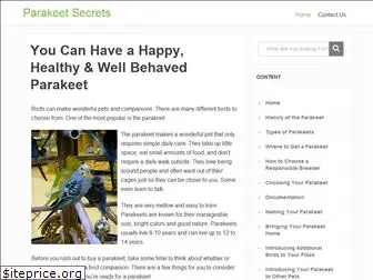 parakeetsecrets.com