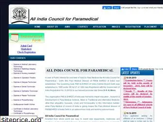 paramedicalcouncilofindia.org