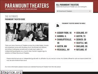 paramount-theater.com
